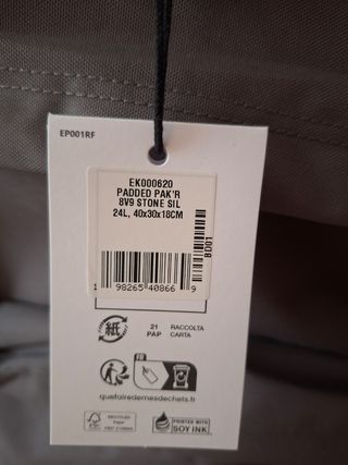 Zaino Eastpak Padded Grigio Nuovo