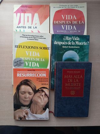Lote de seis libros sobre la vida del más allá 