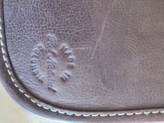 Bolso de piel marrón Colombiana