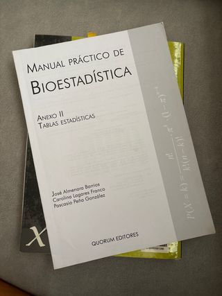 Manual práctico de Bioestadística: Teoría, prác...