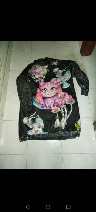 Sudadera Talla Única Diseño Gato Alicia