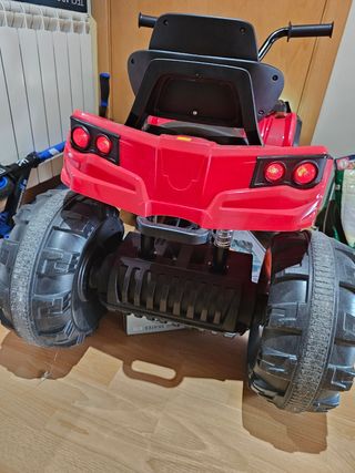 Quad eléctrico infantil rojo