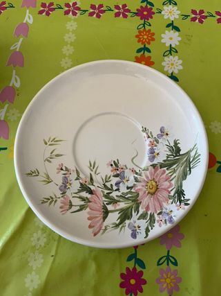 Tazza personalizzata a mano con fiori