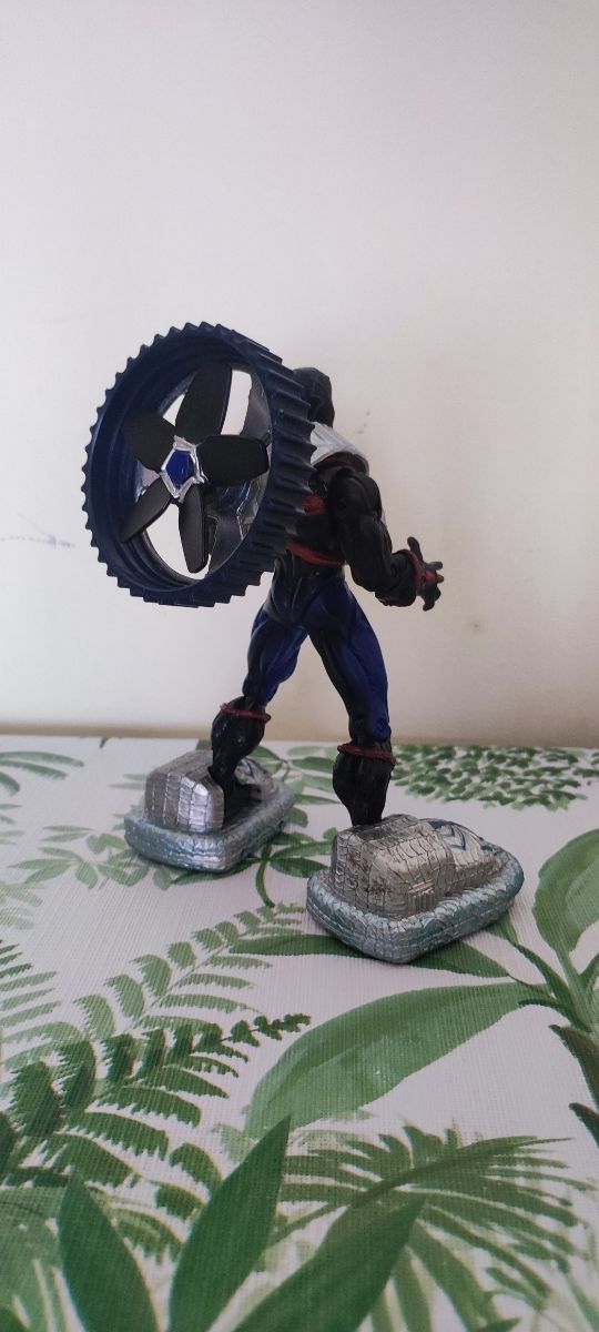 Figura Spider-Man negro 1997 Marvel Toy Biz