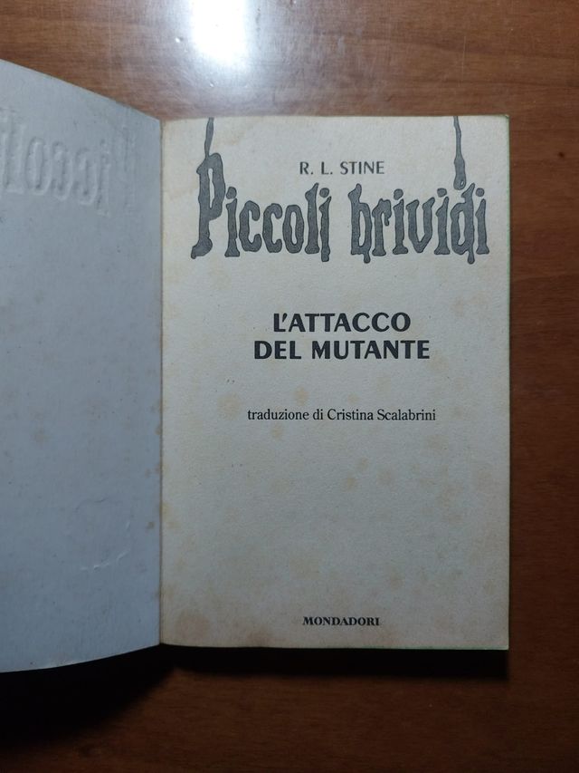 Libro Piccoli Brividi - L'attacco del mutante