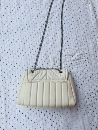 Bolso Pull&Bear crema/blanco