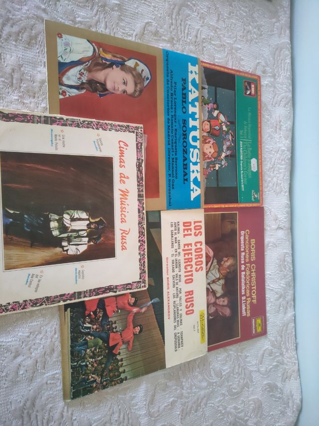 Lote Vinilos Música Rusa Clásica y Popular