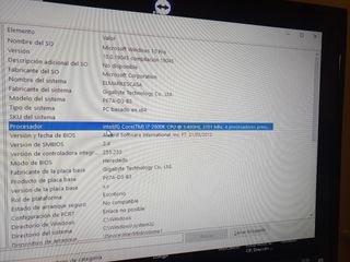 Torre Gigabyte intel i7-2600K 3.4Gh. 8GB