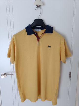 Polo Burberry vintage Amarillo