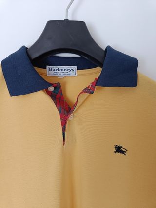 Polo Burberry vintage Amarillo