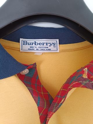 Polo Burberry vintage Amarillo