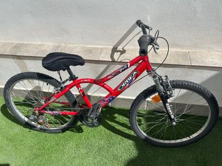 Bicicleta Orbea Infantil Roja. 