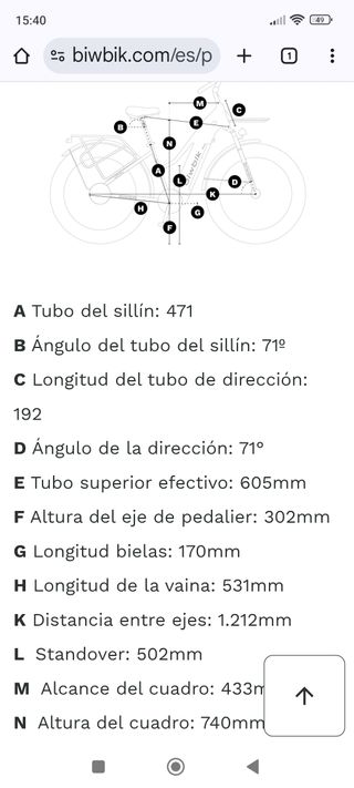Bicicleta Eléctrica Fat Bike Negra Biwbik