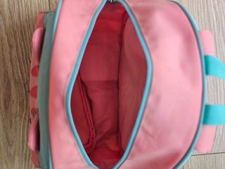 Mochila escolar infantil gato rosa