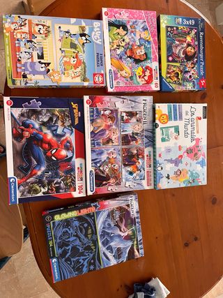 Lote Puzzles Infantiles Disney y Más
