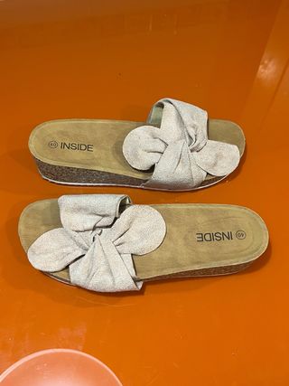 Sandalias Inside Talla 40 Beige