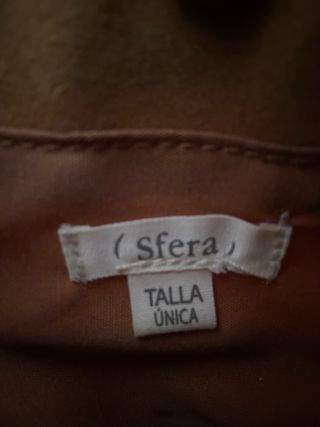 Bolso pequeño de ante con flecos