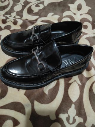 Zapatos Zara Mujer Talla 40 Negros