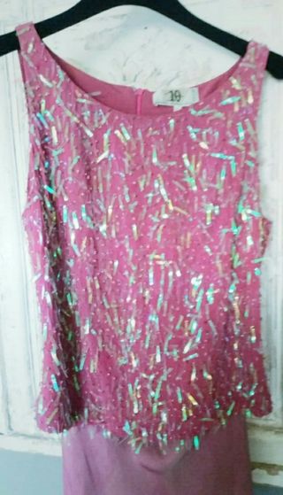 Vestido de fiesta rosa 