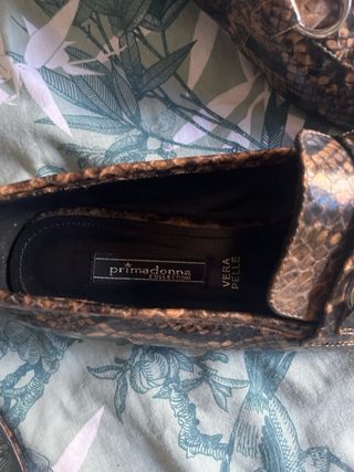 Bolso y zapatos a juego imitación piel