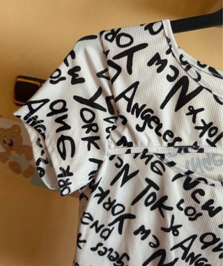 Camiseta New York Negra y Blanca