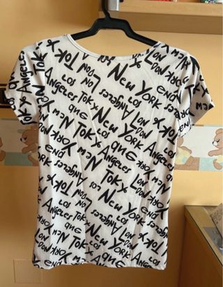 Camiseta New York Negra y Blanca