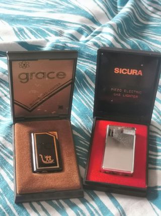 Lotto 2 accendini vintage Grace + Sicura