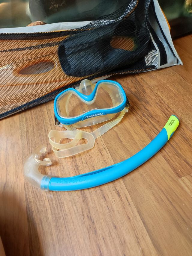 Kit subacqueo Tribord, pinne, maschera e tubo