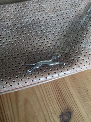 Bolso Bimba y Lola Beige Perforado