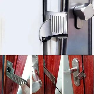 Cerradura de puerta portátil de acero inoxidable
