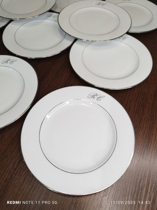 LIMOGES POSTRE PORCELANA VINTAGE