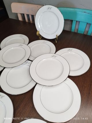 LIMOGES POSTRE PORCELANA VINTAGE