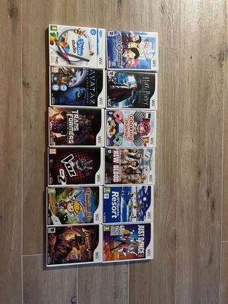 Videojuegos de la WII, venta por separado