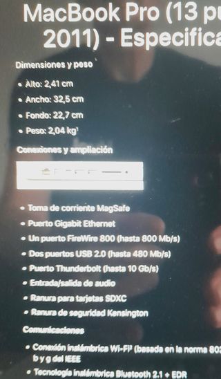 MacBook Pro 13 2011 i5 16GB RAM 240GB SSD