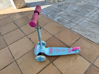 Patinete infantil 3 ruedas azul