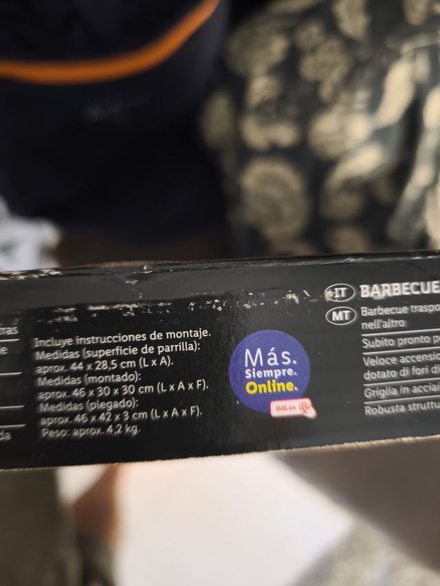 Barbacoa Plegable Grill Meister