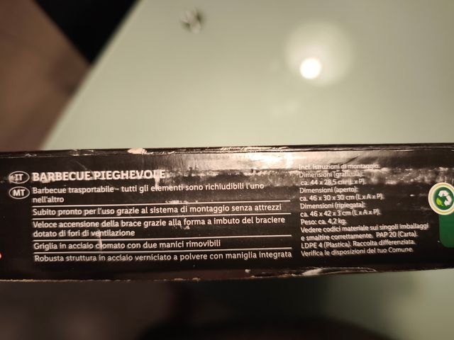 Barbacoa Plegable Grill Meister