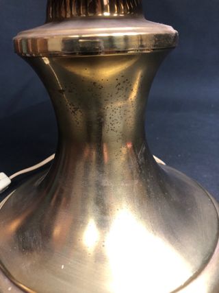 Lámpara Vintage Metal Dorada 3 Bombillas