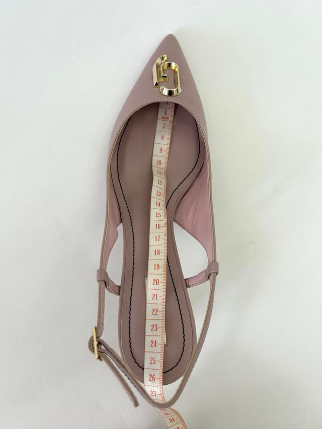 Nuove Décolleté slingback 38 vera pelle