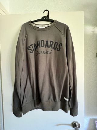 Sudadera pull&bear Standards Reworked Verde Oliva