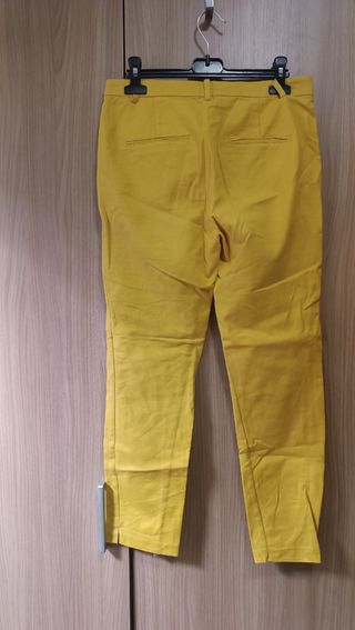 Pantalones Zara amarillos