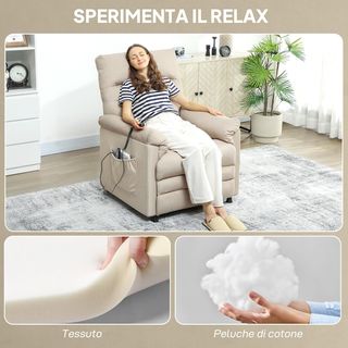 Poltrona Relax Elettrica Massaggiante e Riscaldant