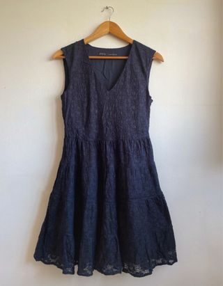 Vestido Azul Zara