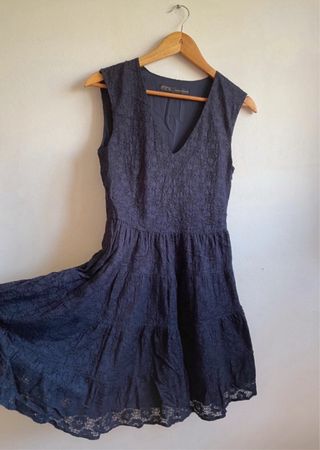 Vestido Azul Zara