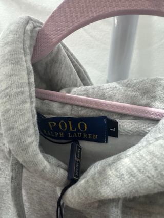 Sudadera Ralph Lauren Gris Talla L Nueva