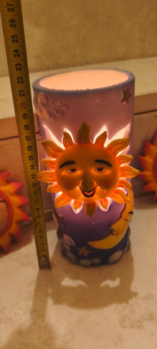 Set Lampada Ceramica Cameretta Bimbo