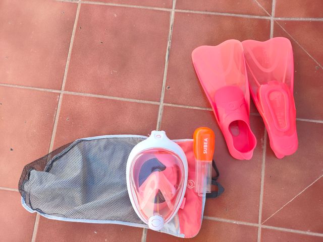 Kit SUBEA Snorkel Máscara Aletas Easybreath S/M