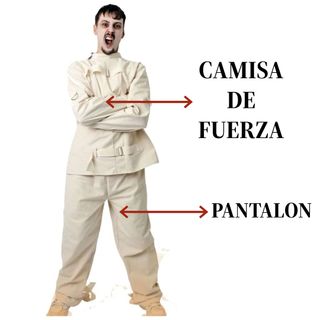 Disfraz Psicópata Loco Traje Adulto Talla Única