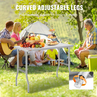 Tavolo Acciaio Inox Professionali 35,3 Libbre Tavo