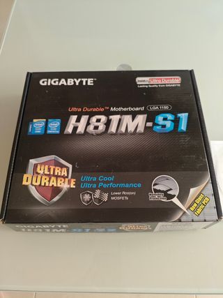 Caja Gigabyte H81M-S1 LGA 1150